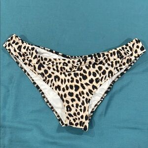 PINK Victoria's Secret Leopard Print Bikini Bottoms